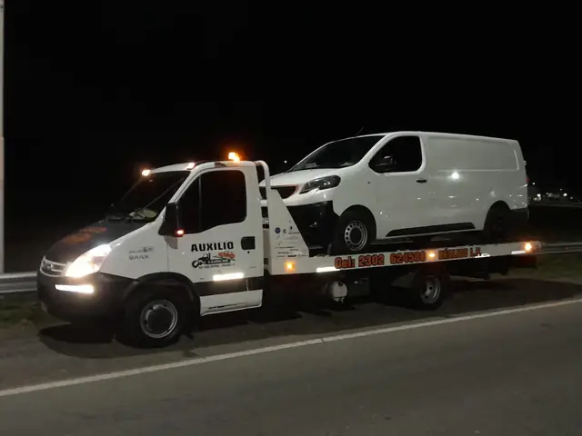 Traslado nocturno de una pickup en Realicó