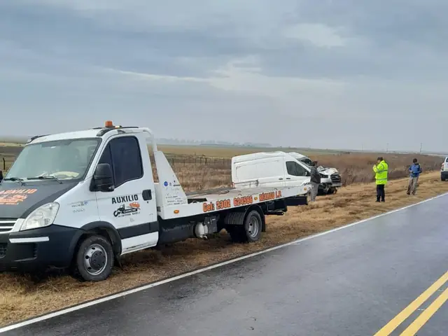 Auxilio de pickup durante un viaje por ruta