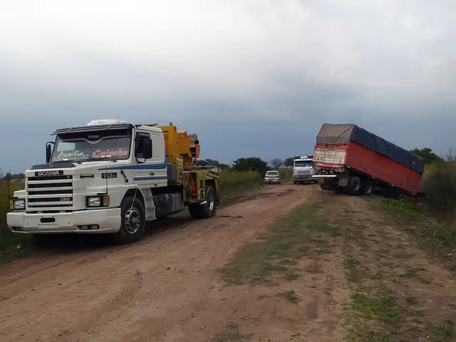 Asistencia de camión fuera de la calzada